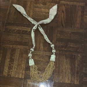 Tie Up Statement Necklace